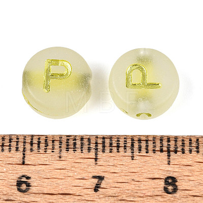 Luminous Frosted Acrylic Beads FACR-T008-02P-1