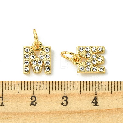 Rack Plating Alloy Rhinestone Pendants PALLOY-S187-01M-1