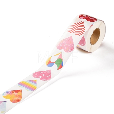 Valentine's Day Theme Paper Gift Tag Stickers DIY-C007-01D-1