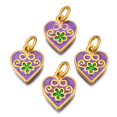 Alloy Enamel Charms KK-N238-059B-1