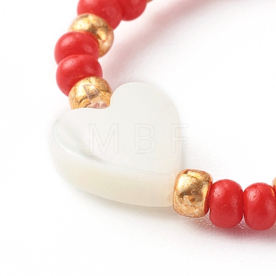 Handmade Glass Seed Beads Stretch Rings RJEW-JR00371-1