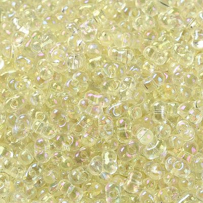 AB Color Plated Glass Seed Beads SEED-L011-06B-05-1