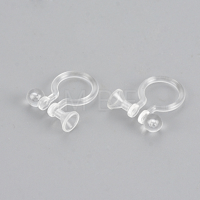 Plastic Clip-on Earring Findings KY-S155-06-1