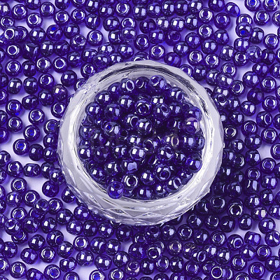 Transparent Glass Beads SEED-S040-08A-04-1