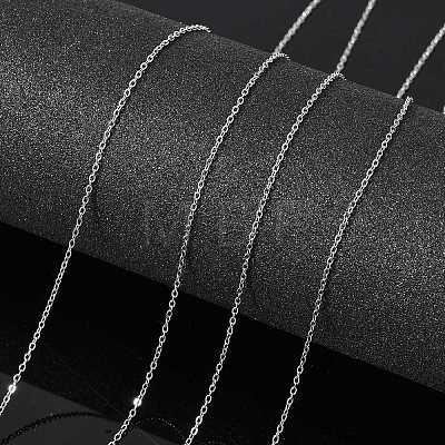 Non-Tarnish 304 Stainless Steel Cable Chains X-CHS-Q001-10-100m-1