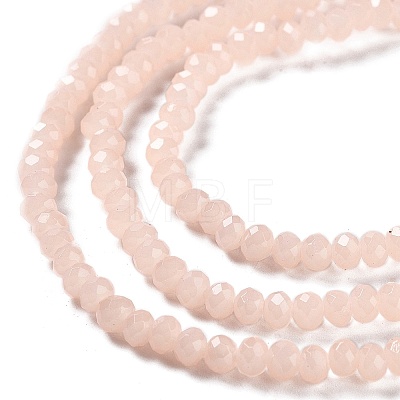 Baking Painted Imitation Jade Glass Bead Strands DGLA-A034-J4MM-A14-1