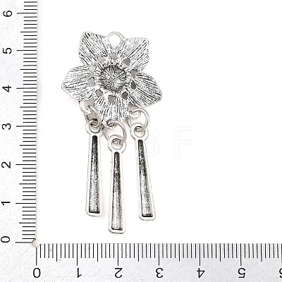Tibetan Style Alloy Big Pendants AL-CBAAECB-02AS-B-1