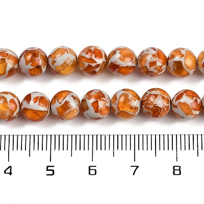 Sythetic Amber Beads Strands G-M199-02G-1