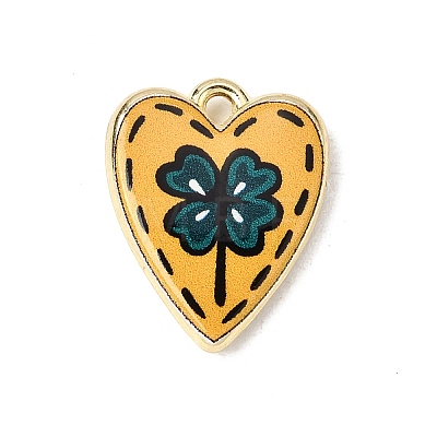 Printed Alloy Pendants ENAM-F160-07B-G-1