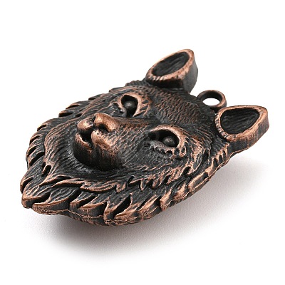 Tibetan Style Alloy Pendants X-FIND-C052-12R-1