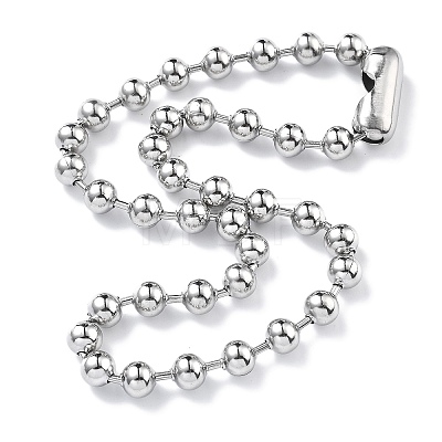 304 Stainless Steel Ball Chain Necklaces CHS-F009-01H-45cm-P-02-1