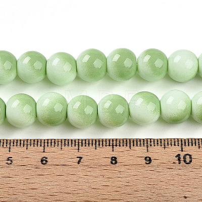 Baking Paint Glass Beads Strands DGLA-N012-10mm-04-1