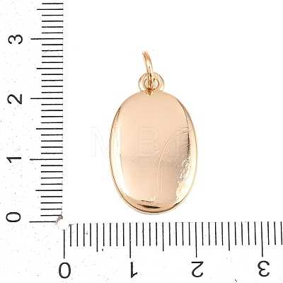 Printed Brass Pendants KK-B183-01G-02-1