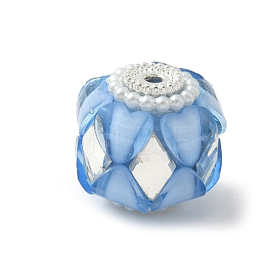 Transparent Acrylic Beads CLAY-NH0003-04S-07-1