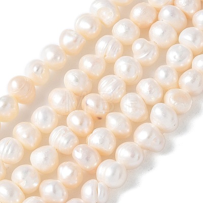 Natural Cultured Freshwater Pearl Beads Strands PEAR-I007-07O-01A-1