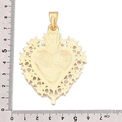 Rack Plating Alloy Big Pendants FIND-N005-56G-1