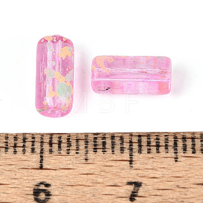 Picasso Transparent Glass Bugle Beads SEED-N010-02A-1