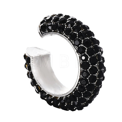 Alloy Rhinestone Cuff Earrings for Women WG12945-12-1