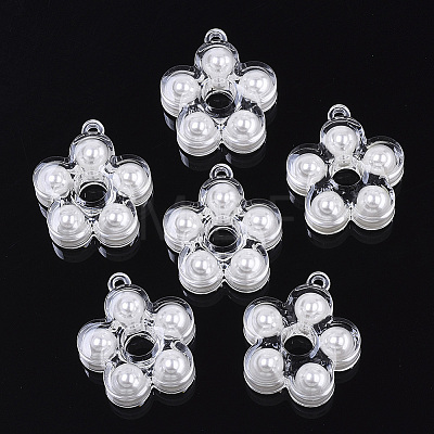 Transparent Acrylic Pendants TACR-R146-012-1