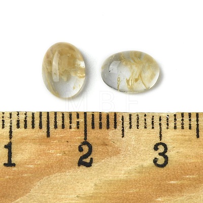 Synthetic Jade Cabochons G-A094-01B-37-1