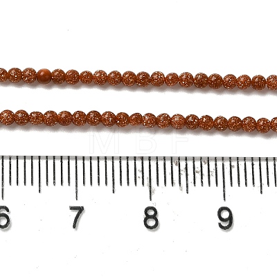 Synthetic Goldstone Beads Strands G-B090-A08-01-1