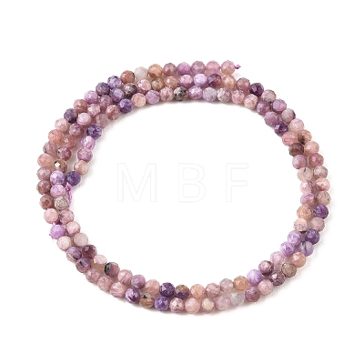 Natural Charoite Beads Strands G-K376-A04-3mm-1