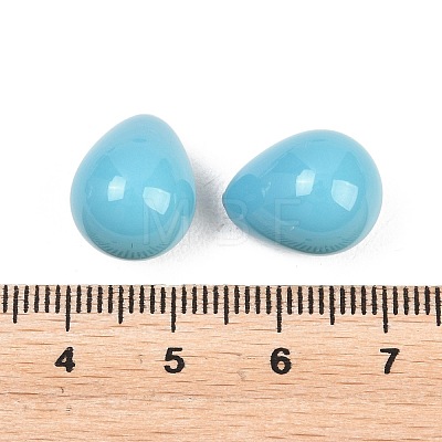 Electroplate Opaque Glass Beads GLAA-A044-02C-1