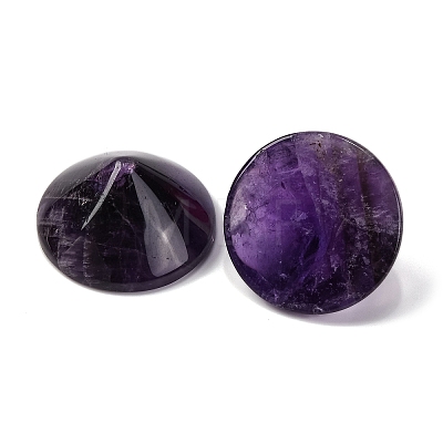 Natural Amethyst Cabochons G-Q184-01F-1