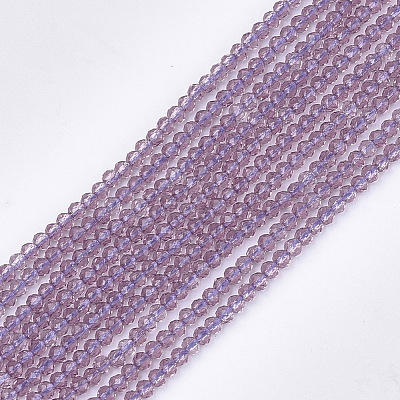 Synthetic Quartz Crystal Beads Strands G-T119-05D-1