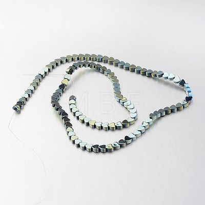 Electroplate Non-magnetic Synthetic Hematite Bead Strands G-F300-23E-1