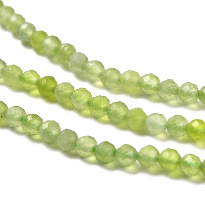 Natural Xiuyan Jade Beads Strands G-Z074-A04-02-1