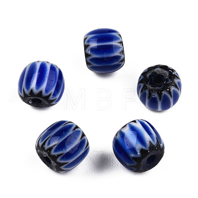 Handmade Lampwork Beads Strands X-LAMP-N023-003-01-1