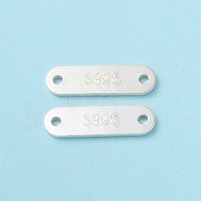 925 Sterling Silver Connector Charms STER-P053-01S-1