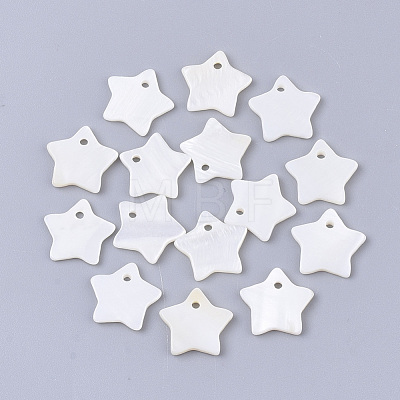 Freshwater Shell Pendants SHEL-S276-60B-1