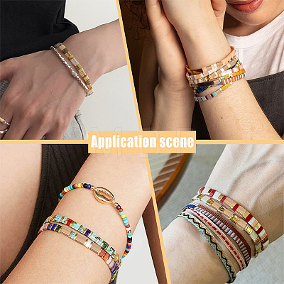  150Pcs Metallic Colours MIYUKI TILA Beads SEED-NB0001-93A-1