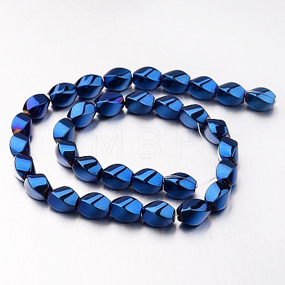 Electroplate Non-magnetic Synthetic Hematite Beads Strands G-F300-11B-05-1
