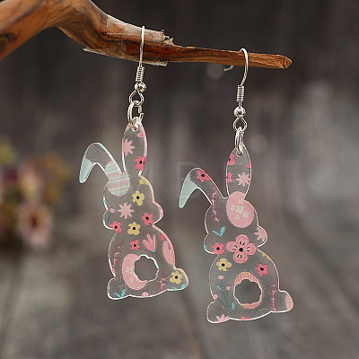 Easter Acrylic Dangle Earrings FS-WGE007A-01-1