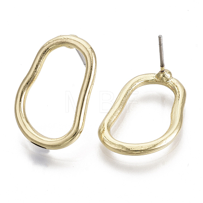 Alloy Stud Earrings EJEW-N013-01-1