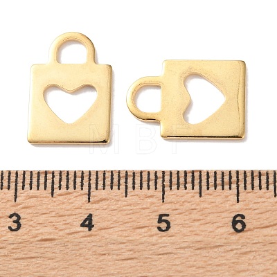 303 Stainless Steel Pendants STAS-E528-01G-1