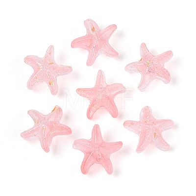 Frosted Glass Beads FGLA-T005-01I-1