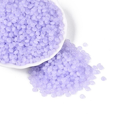 Transparent Glass Seed Beads SEED-Q041-01G-1