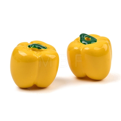 Opaque Resin Imitation Vegetable Beads RE-CBAC4C7-01-1