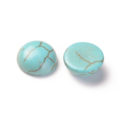 Synthetic Turquoise Cabochons TURQ-L031-034-1