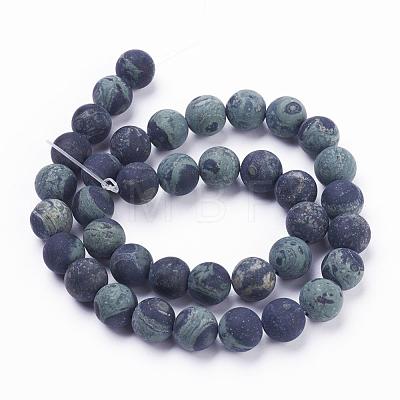 Natural Kambaba Jasper Beads Strands G-F520-53-8mm-1