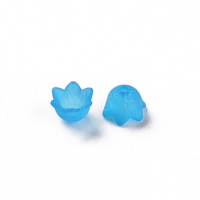 Transparent Acrylic Beads Caps PL543-1