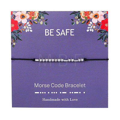 Be Safe Morse Code Bracelets FS-WG6A0C8-11-1