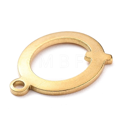 PVD Vacuum Plating  304 Stainless Steel Charms STAS-H112-Q-G-1