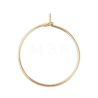 316L Surgical Stainless Steel Hoop Earring Findings X-STAS-G229-07G-02B-1