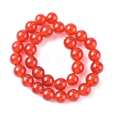 Natural Carnelian Beads Strands X-G-C076-6mm-2A-1