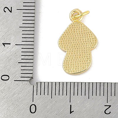 Brass Enamel Pendants KK-B114-17G-03-1